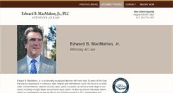 Desktop Screenshot of macmahon-law.com